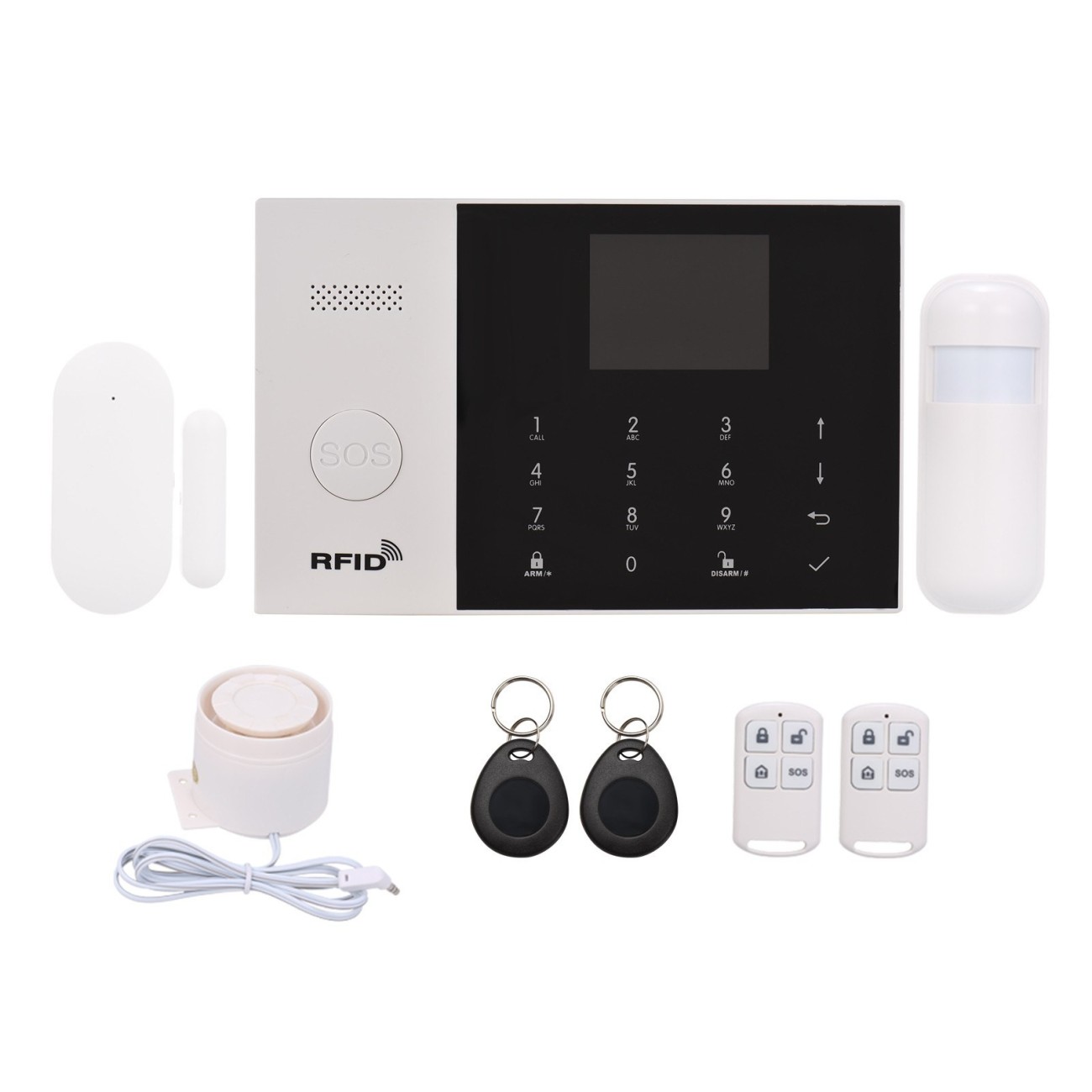 Kit Alarma Tuya Smart Wifi/GSM Con Sirena 30W - ITSTecnologia