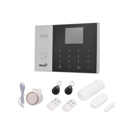 Sistema smart allarme antifurto per casa intelligente Tuya 433MHz Wireless WiFi + GSM + GPRS 3G SMS Sistema di sicurezza allarme