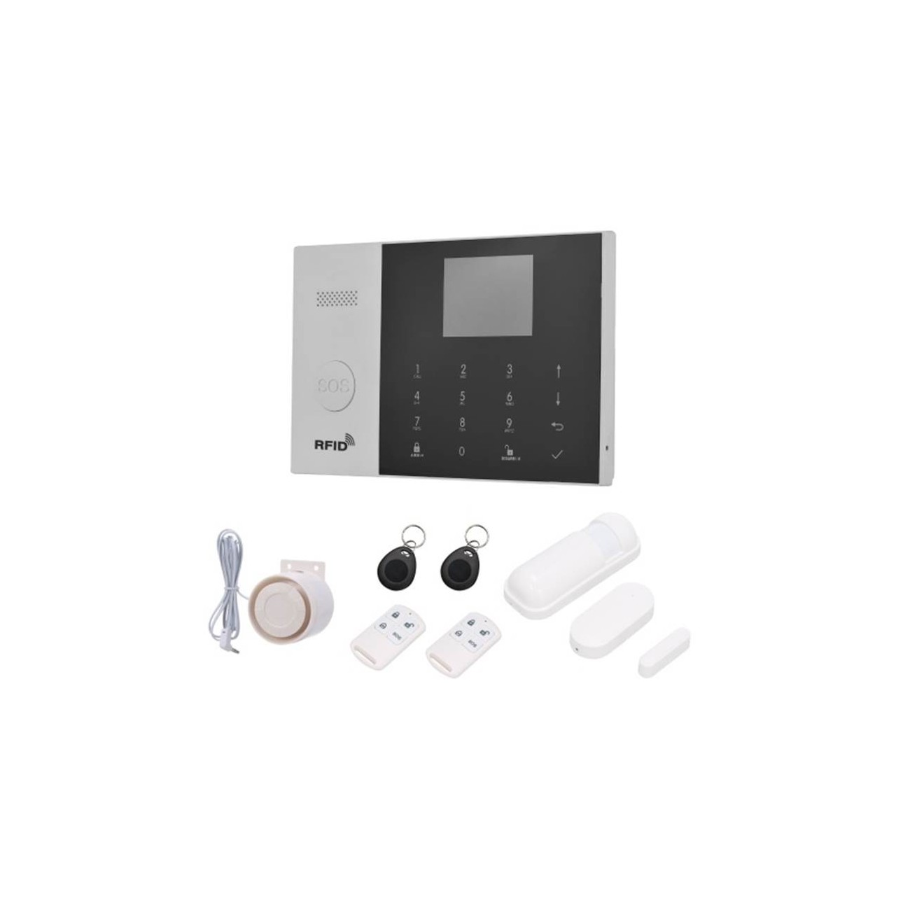 Kit Alarma Tuya Smart Wifi/GSM Con Sirena 30W - ITSTecnologia