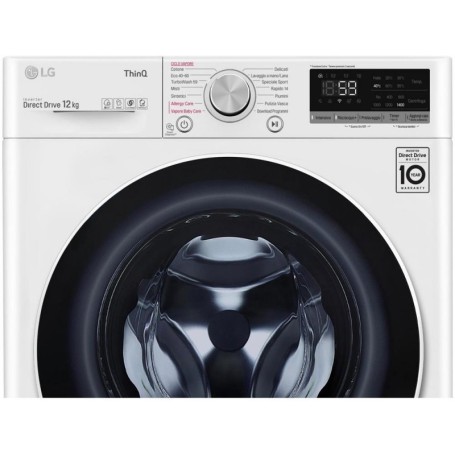 LAVATRICE LG F4WV512S0E CARICA FRONTALE  12KG  AI DD TURBOWASH CLASSE B VAPORE WI-FI 1400 GIRI