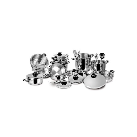lagostina-dietetica-batteria-di-pentole-24-pezzi-in-acciaio-inox-1810-compatibile-con-induzione-cod-010500000003-promozione