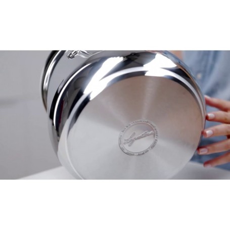 KIT PENTOLE LAGOSTINA DIETETICA BATTERIA DI PENTOLE 24 PEZZI IN ACCIAIO INOX 18/10 COMPATIBILE CON INDUZIONE SET COMPLETO