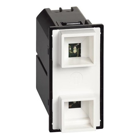 Portalampada con due LED integrati K4373 1 MODULO BTICINO LIVING NOW