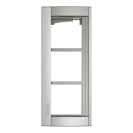 Telaio supporto con cornice 3 moduli SFERA  BTICINO TERRANEO 350231 ALLMETAL