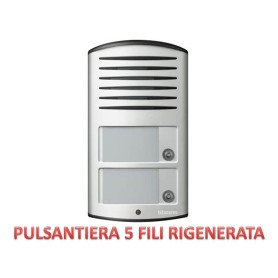 PULSANTIERA 5 FILI BTICINO  CITOFONO 2 TASTI POSTO...