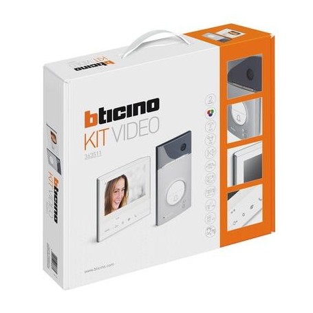 kit vivavoce monofamiliare con videocitofono Classe 300V13E bticino  363511