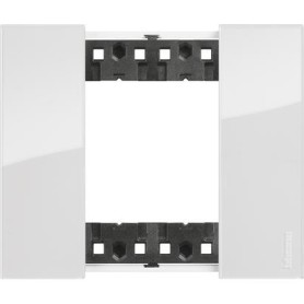 PLACCA  2 POSTI GHIACCIO BTICINO LIVING NOW KA4802DW