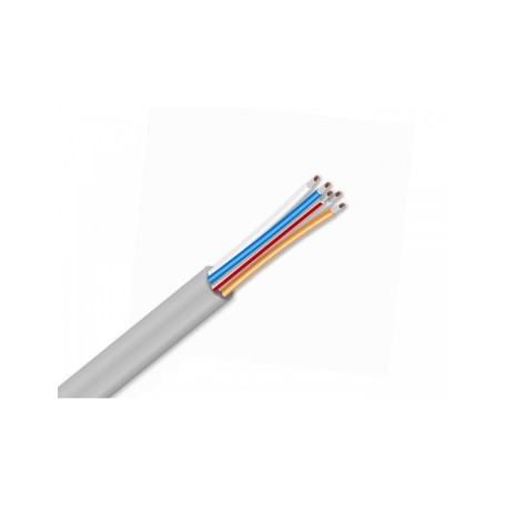 Cavo citofonico 5 fili fror treccia matassa da 100 metri 5x0.50mm