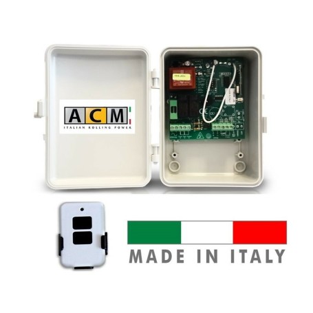 Centralina serrande garage con telecomando Acm automazione serrande avvolgibili Universal1