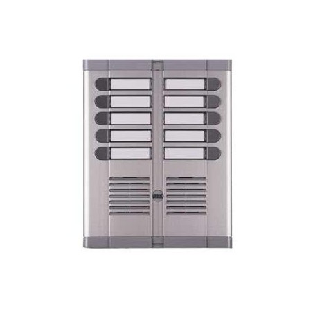 Pulsantiera citofonica Urmet 925/210 10 posti su due file incasso