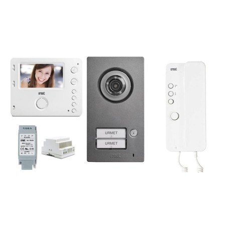 Nuovo Kit Videocitofono con Monitor vivavoce + cornetta urmet