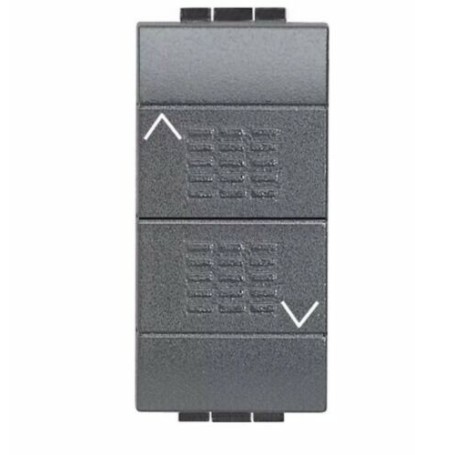 DOPPIO PULSANTE COMPATIBILE CON LIVING INTERNATIONAL COMPATIBILE TIPO L4036