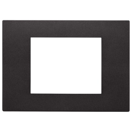 Placca 3 MODULI NERO SERIE LINEA VIMAR 30653.02