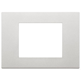 Placca 3 MODULI ARGENTO SERIE LINEA VIMAR 30653.20
