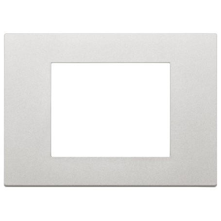 Placca 3 MODULI ARGENTO SERIE LINEA VIMAR 30653.20