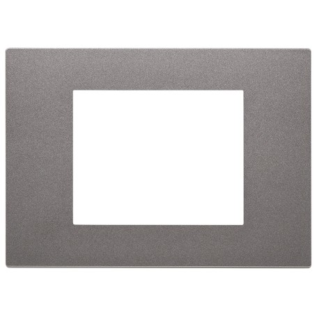 Placca 3 MODULI metal verniciato SERIE LINEA VIMAR 30653.22