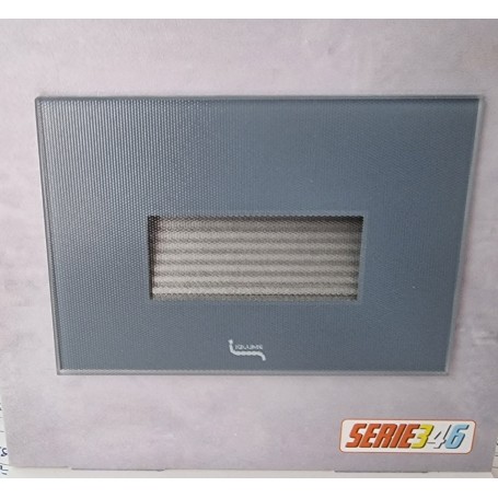 Segnapasso Asimmetrico led elegante 503 ip65 in vetro led 503 WALLY carcassa alluminio 3000k 4000k 6000k