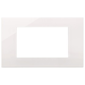 Placca 4m serie Linea Vimar 4 posti reflex bianco 30654.40