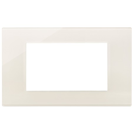 Placca 4m serie Linea Vimar 4 posti reflex canapa 30654.41