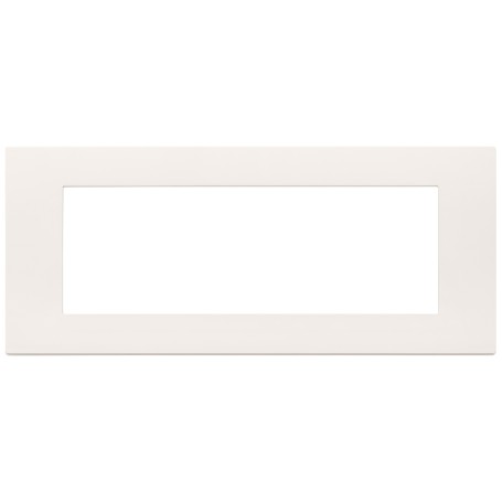 Placca 7m serie Linea Vimar 7 posti bianca 30657.00