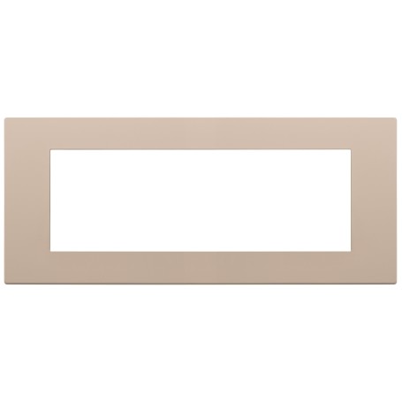 Placca 7m serie Linea Vimar 7 posti argilla 30657.21