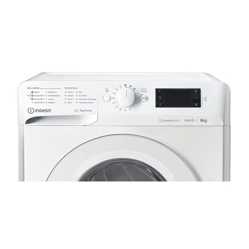 LAVATRICE INDESIT 9 KG MTWE 91284 W IT 1200...