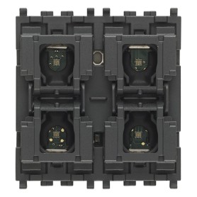 Apparecchio di comando KNX  4 pulsanti con attuatore 2...