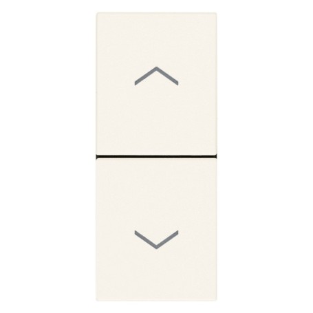 Due pulsanti interbloccati NO+NO 10A bianco serie Linea Vimar 30062.B