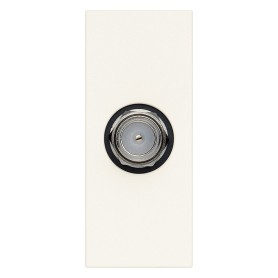Presa coassiale tipo F bianco compatibile serie Linea...