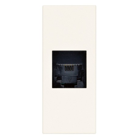 Presa RJ11 6/4 bianco serie Linea Vimar 30320.B