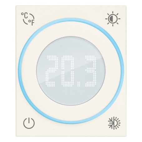 Termostato rotella 100-240V 2M bianco serie Linea Vimar 30440.B