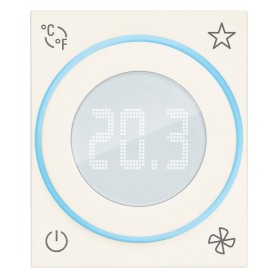 Termostato rotella 2M bianco bianco serie Linea Vimar...