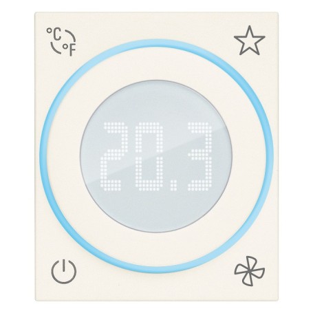 Termostato rotella 2M bianco bianco serie Linea Vimar 30471.B