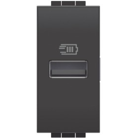 Caricatore USB antracite CARICA CELLULARI Bticino L4191A...