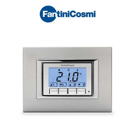 TERMOSTATO ELEGANTE INCASSO 503 UNIVERSALE FANTINI COSMI CH121 RETROILLUMINATO