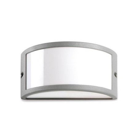 PLAFONIERA PER ESTERNO DA PARETE APLIQUE GRIGIO PLAFONIERA E27 DA GIARDINO DESING