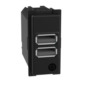 Caricatore USB con due portdue tipo A - 15W  BTICINO...