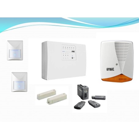 Kit antintrusione URMET 1061/906 allarme casa domestico con chiave FAI DA TE