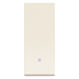 Deviatore 1P 10AX allineato colore canapa serie Linea...