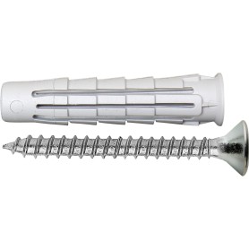 TASSELLO DA 6 MM NYLON CON VITE PER CEMENTO E MATTONE...