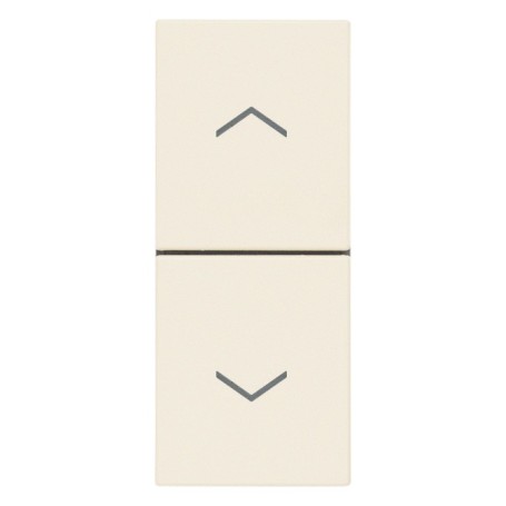 Due pulsanti interbloccati NO+NO 10A canapa serie Linea vimar 30062.C