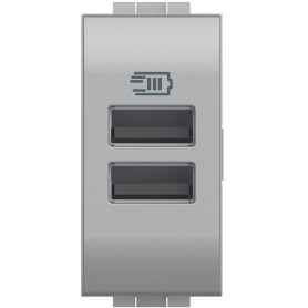 Caricatore USB 2 Prese 5V CARICA CELLULARI Living Tech...