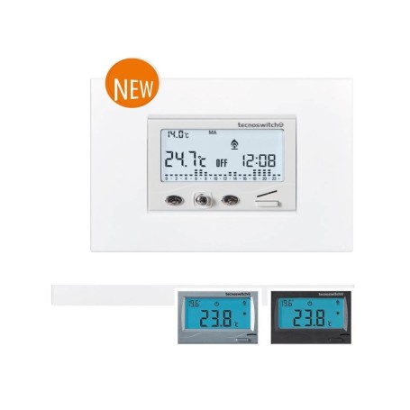 Cronotermostato per Bticino Living Now digitale incasso 503 bianco sabbia nero compatibile