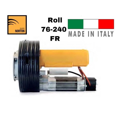 Motore per serranda NORTON Roll ASSE 76 - 240 FR con elettrofreno ROLL76-240/FR-AL