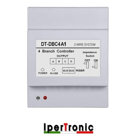 MOLTIPLICATORE  4 USCITE DIN PER MONITOR AGGIUNTIVO MIN PER SISTEMA TWO IPERTRONIC