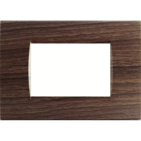 Placca T1 Tecnopolimero legno scuro T03 Tot Electric 3 4 7 posti