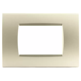 Placca T1 Tecnopolimero oro satinato T13 Tot Electric 3 4...