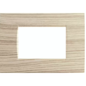 Placca T1 Tecnopolimero legno abete T17 Tot Electric 3 4...