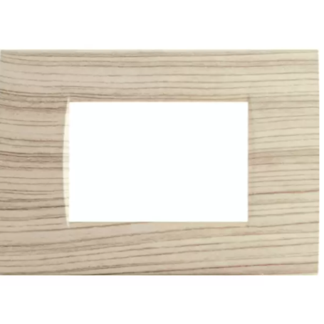 Placca T1 Tecnopolimero legno abete T17 Tot Electric 3 4 7 posti