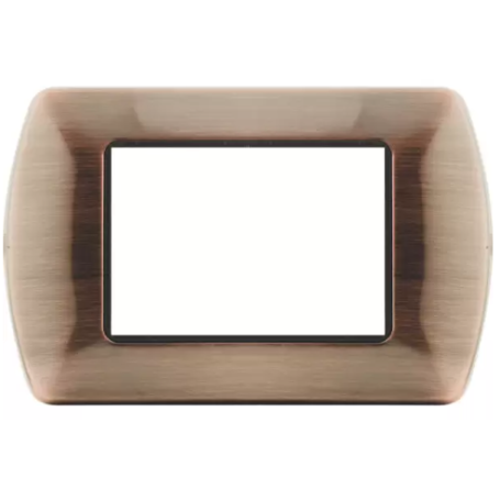 Placca T1 metallo rameTot10 Electric 3 4 7 posti